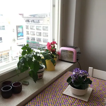Huoneisto Goahti Apt- Central, River View, Top Floor *